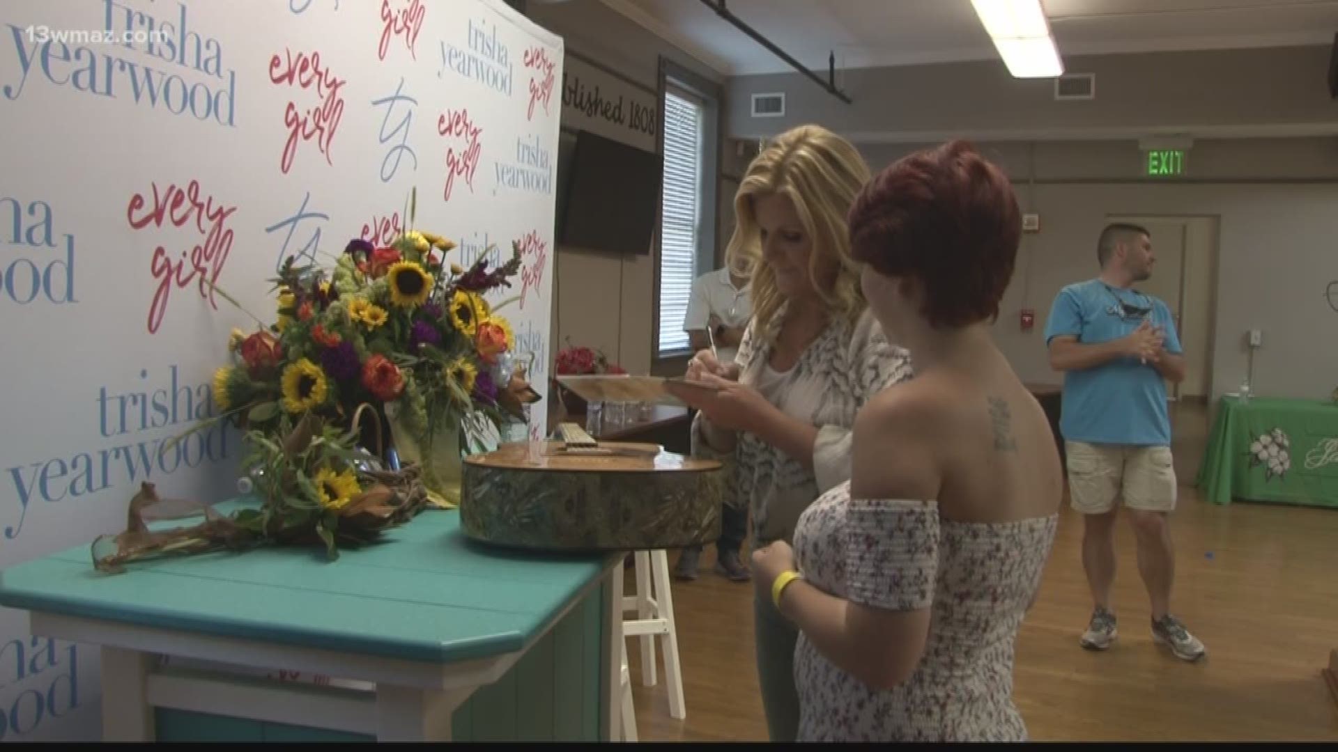 Country music star Trisha Yearwood came back to her hometown of Monticello Friday night for an album release party, and she says she's overwhelmed by the amount of support the town is showing her.