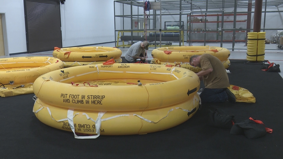 How this crew at Robins AFB is keeping airmen safe — one raft and parachute at a time