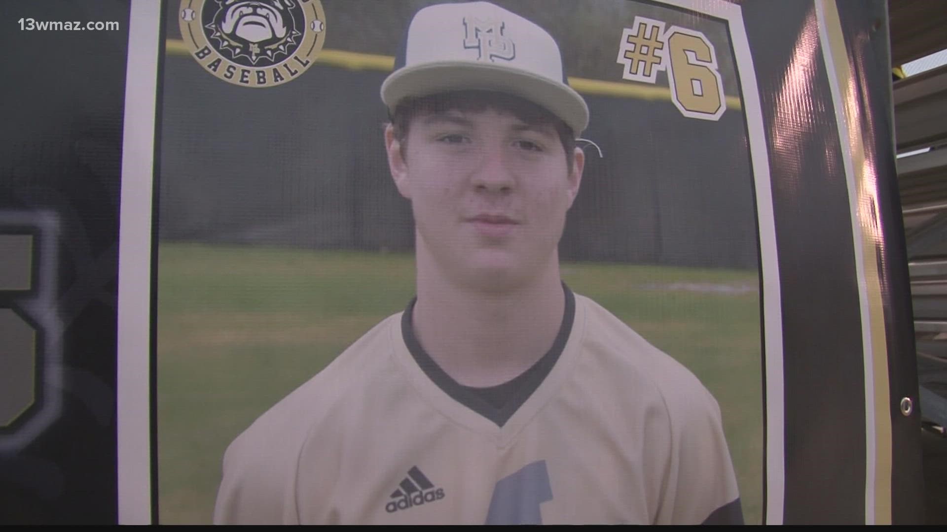 Mary Persons baseball player Caden Swancey died in a car accident in November, and the 17-year-old was a standout catcher for the Bulldogs.