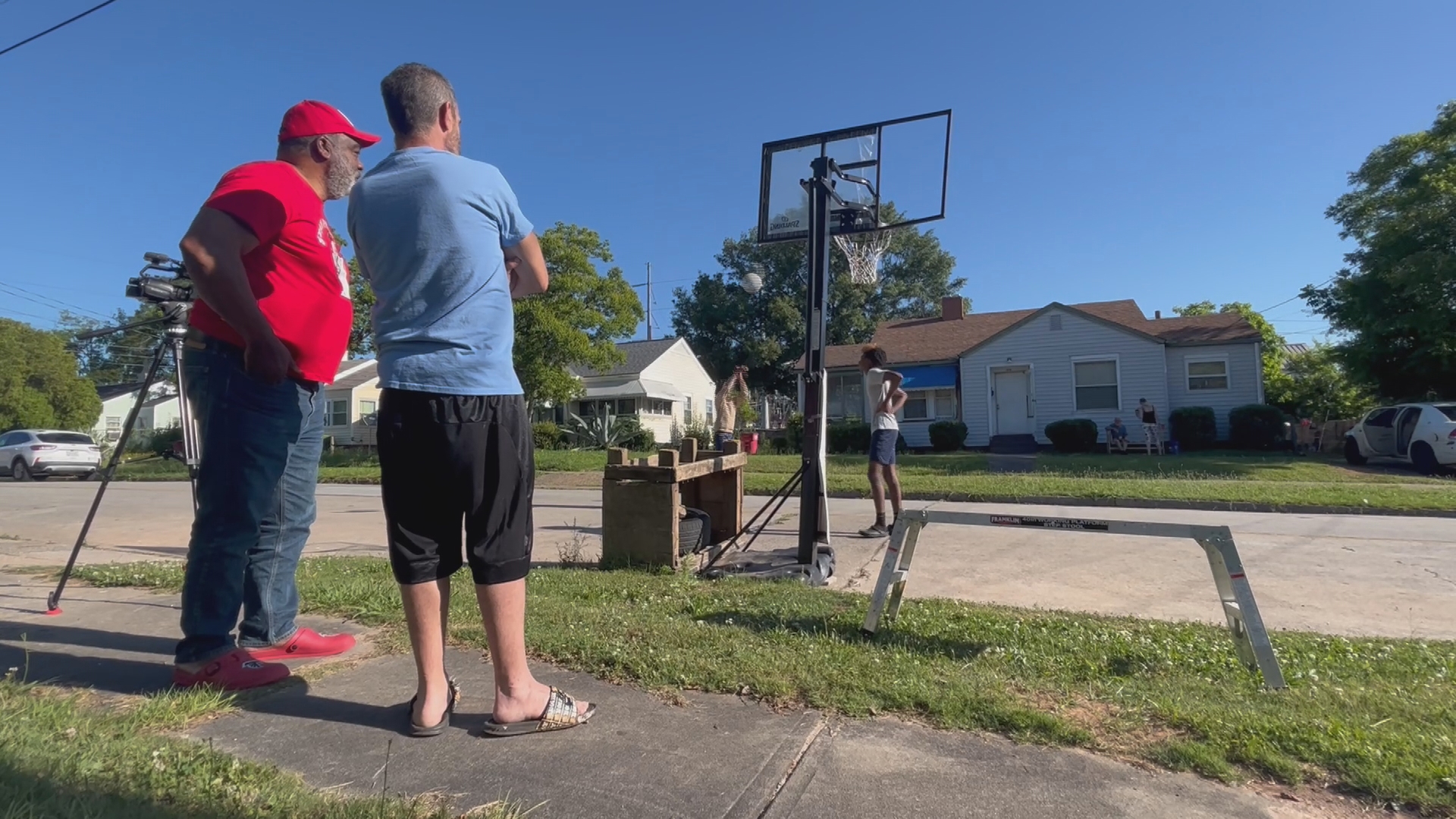 According to Georgia law, Macon-Bibb code and officers, basketball hoops and other sports equipment are not allowed on your neighborhood streets.