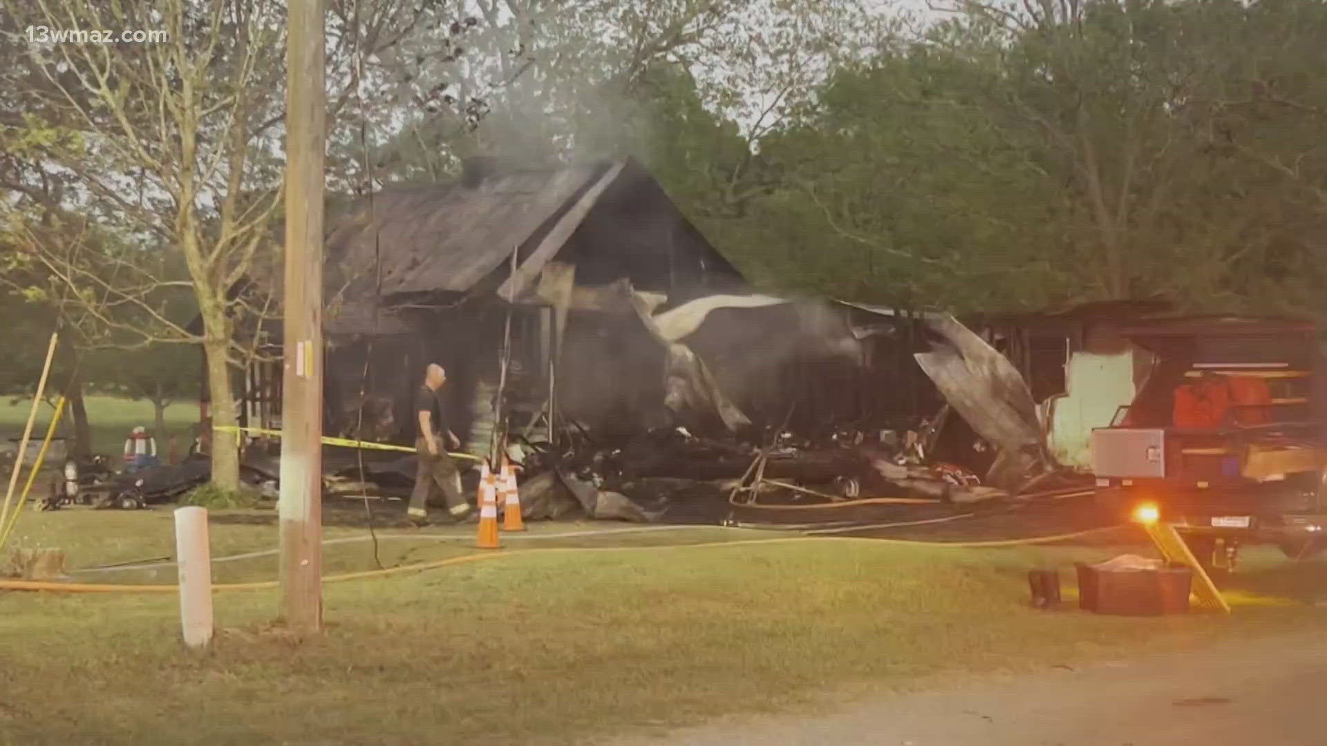1 adult, 1 child displaced after 'heavily involved' house fire in ...
