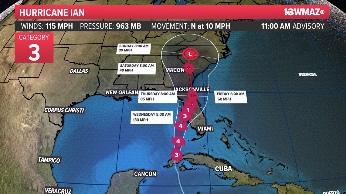 Track Hurricane Ian live with forecasts, tracks, spaghetti models ...