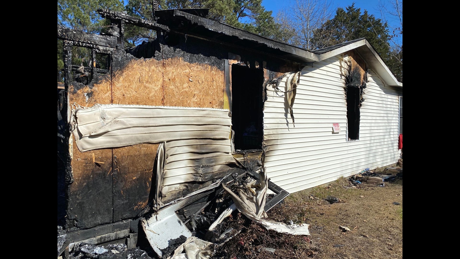 Fire Destroys Houston County Family's Home | 13wmaz.com