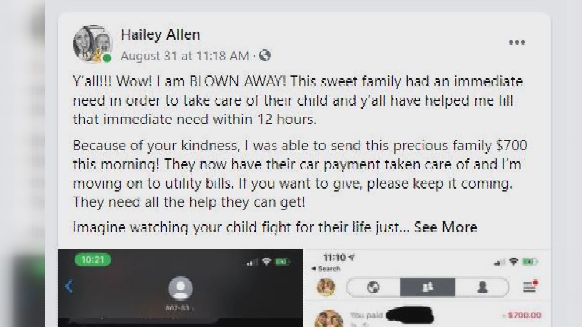 A Warner Robins family with their own childhood cancer battle wants to help another family going through some of the same struggles.