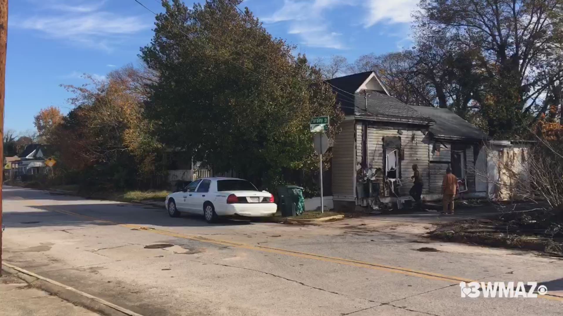 The fire broke out Sunday night at Mt. Temah Primitive Baptist Church on Pursley Street in the Pleasant Hill neighborhood.