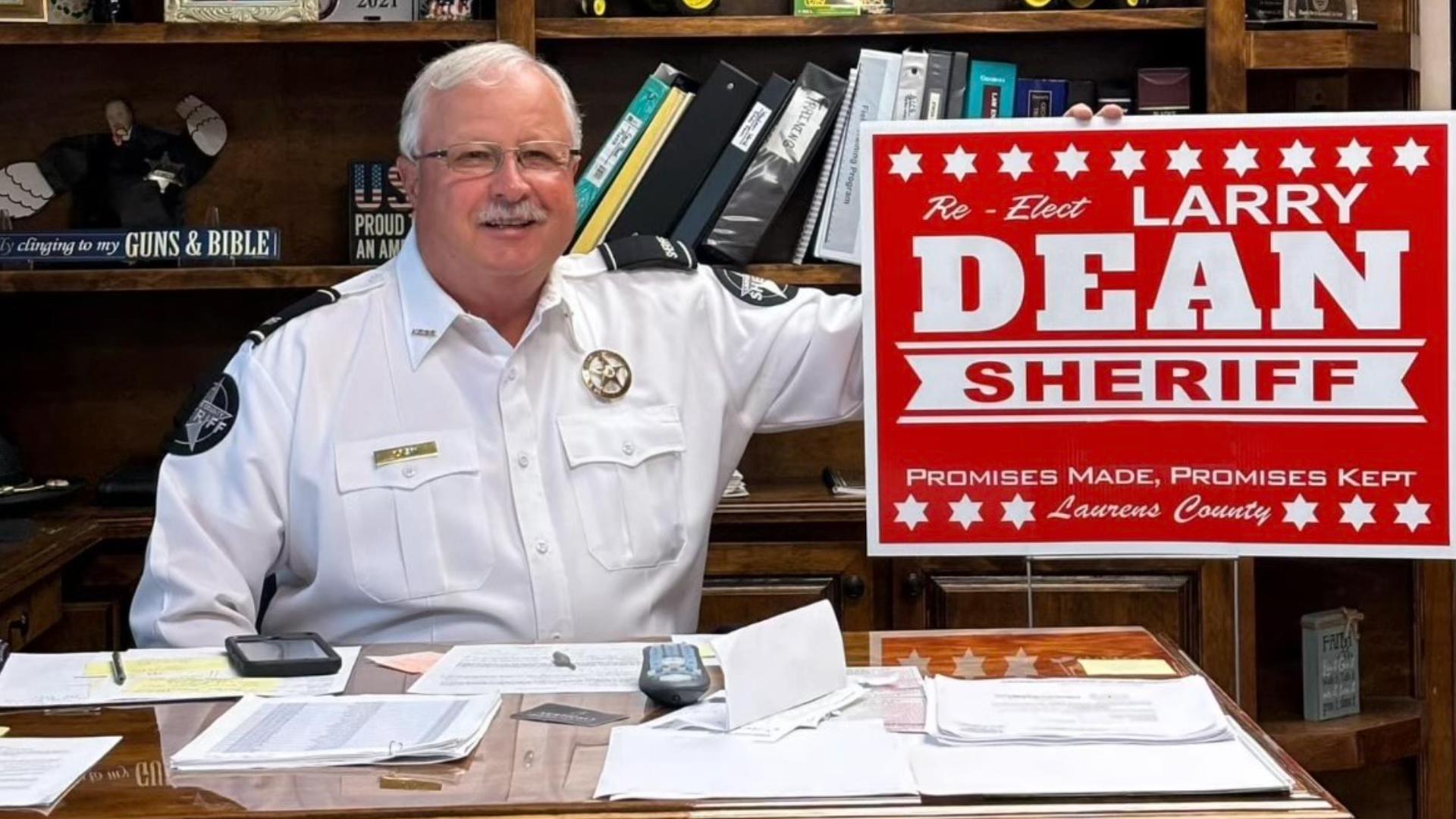 Dean said he wants at least one more term in office, and he wants to to continue as sheriff as long as he's healthy.