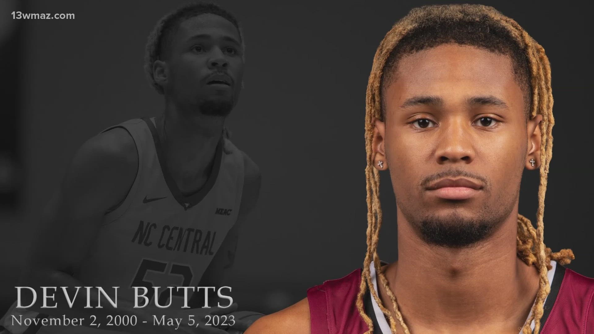 North Carolina Central University posted a tribute to Devin Butts, who passed away on Friday, May 5.