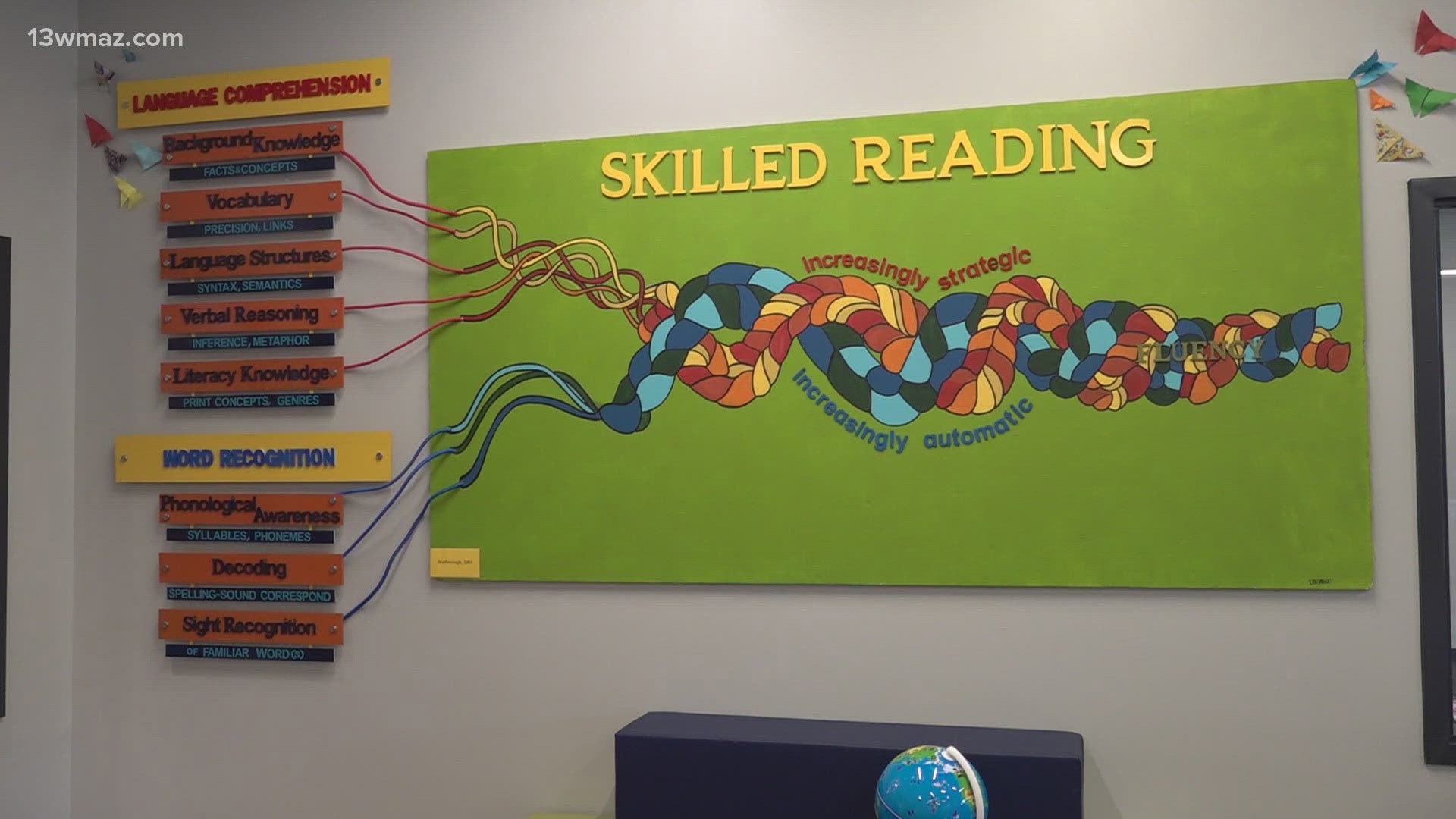 The students that attend the school all have dyslexia, a reading disability. Students said they feel "not really alone," as they all work through struggles together.