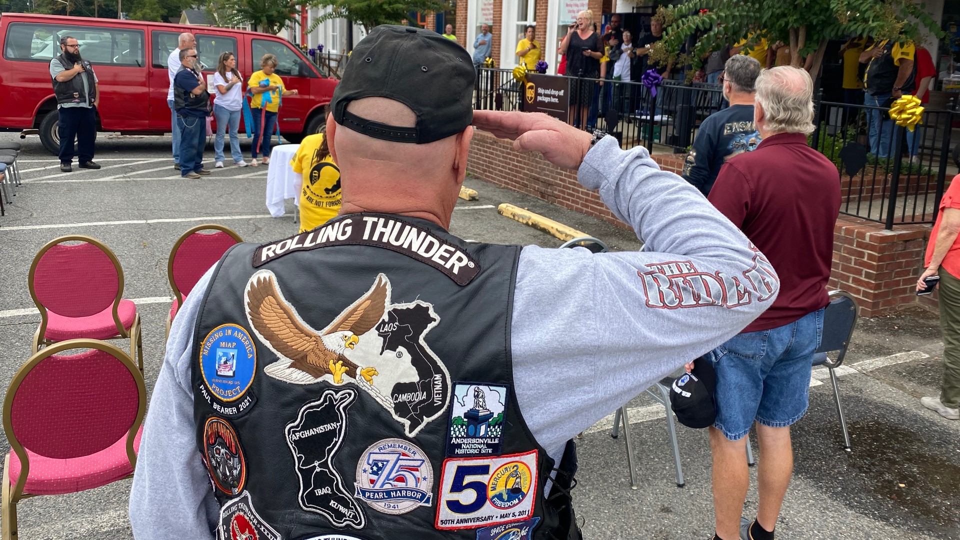 The organization Rolling Thunder is a national group that advocates for Prisoners of War coming home. They wanted to honor 28 current Georgia MIAs.