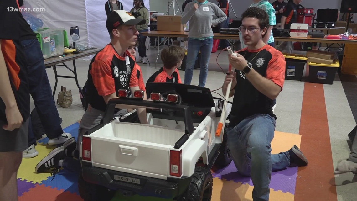 Mercer students celebrate 200th 'Go Baby Go' build, transforming lives with toy cars