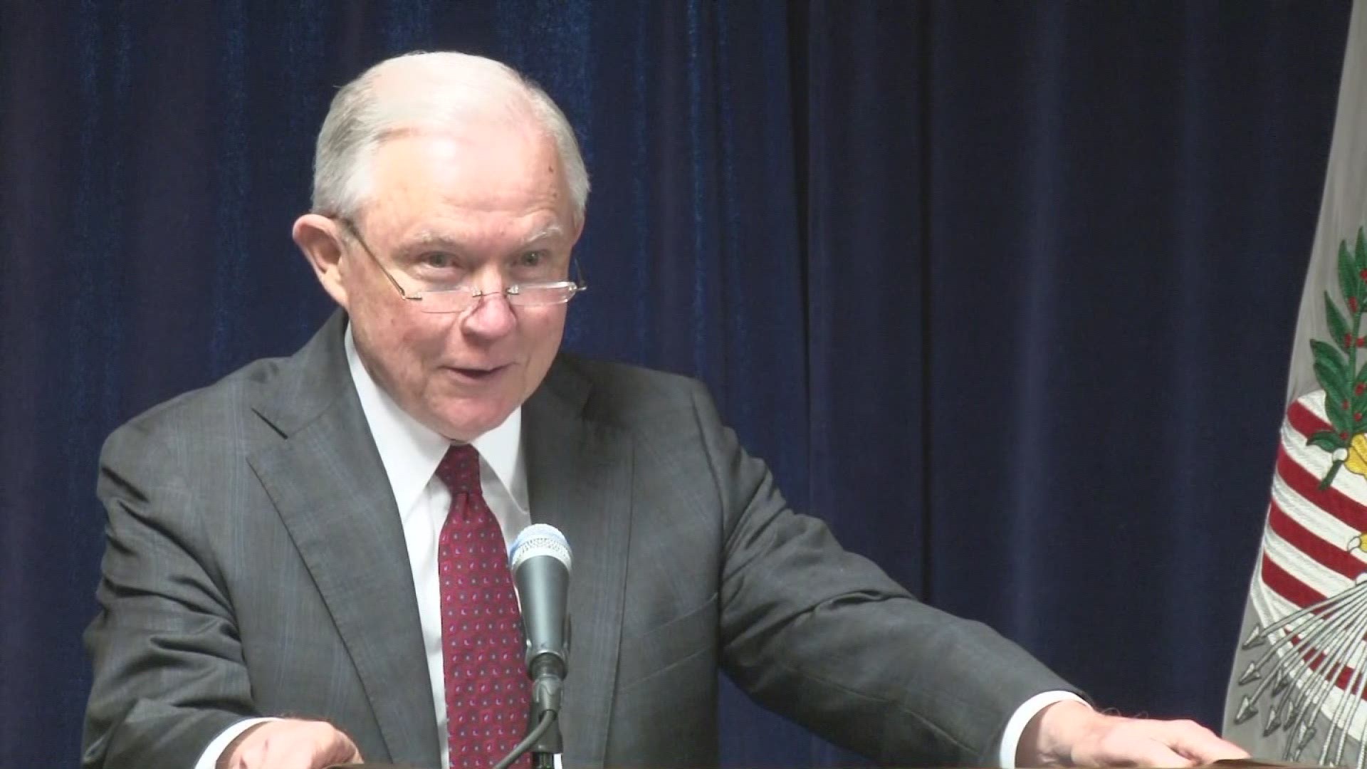 AG Jeff Sessions criticizes anti-police sentiment in US