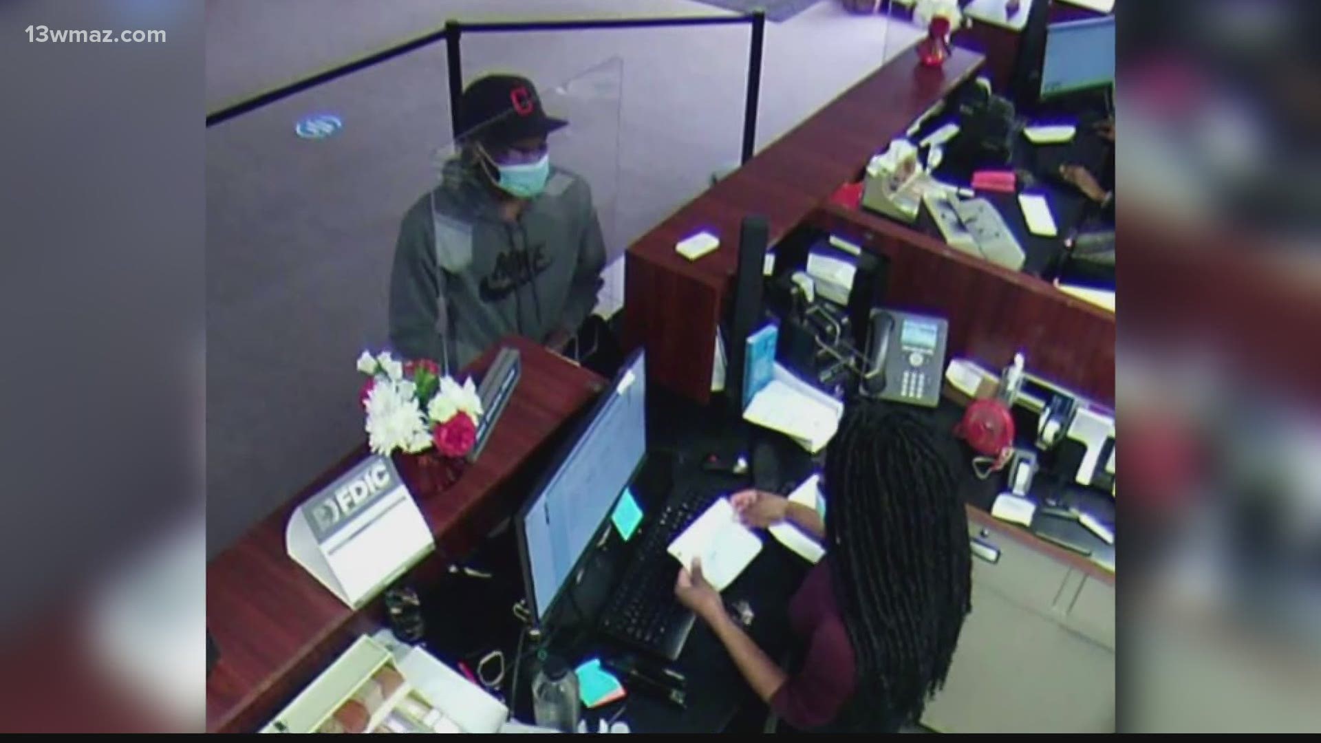 The robbery happened on January 11 at the SunTrust.