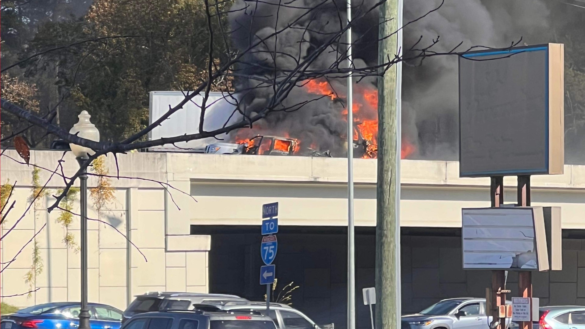 The crash involved a box truck, a Nissan Titan pick-up truck, an Expedition SUV and one other vehicle, Bibb County Coroner Leon Jones says.