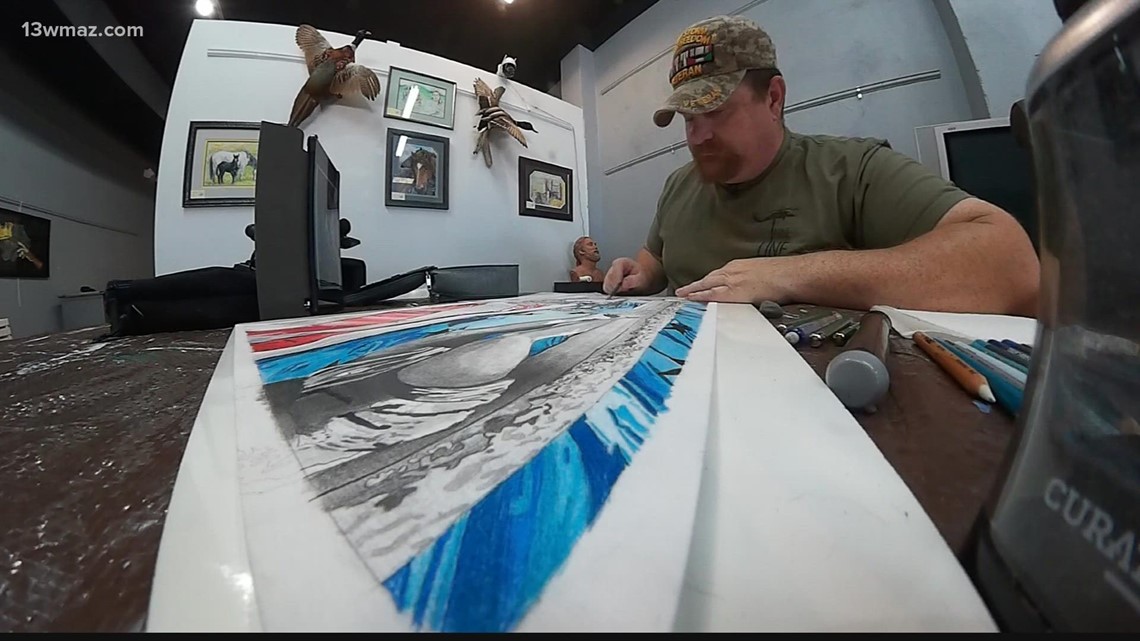Warner Robins military veteran invites others to join him in art show