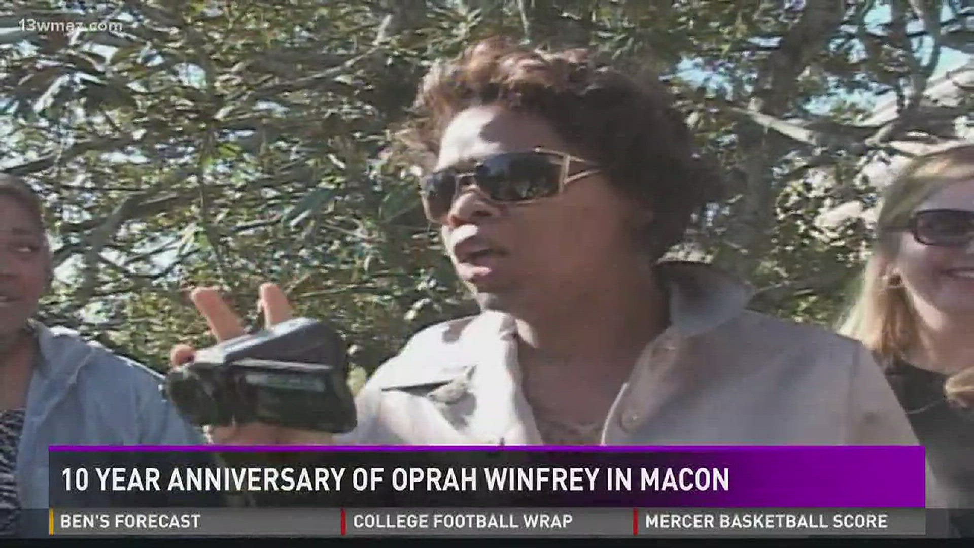 10-year anniversary of Oprah Winfrey in Macon