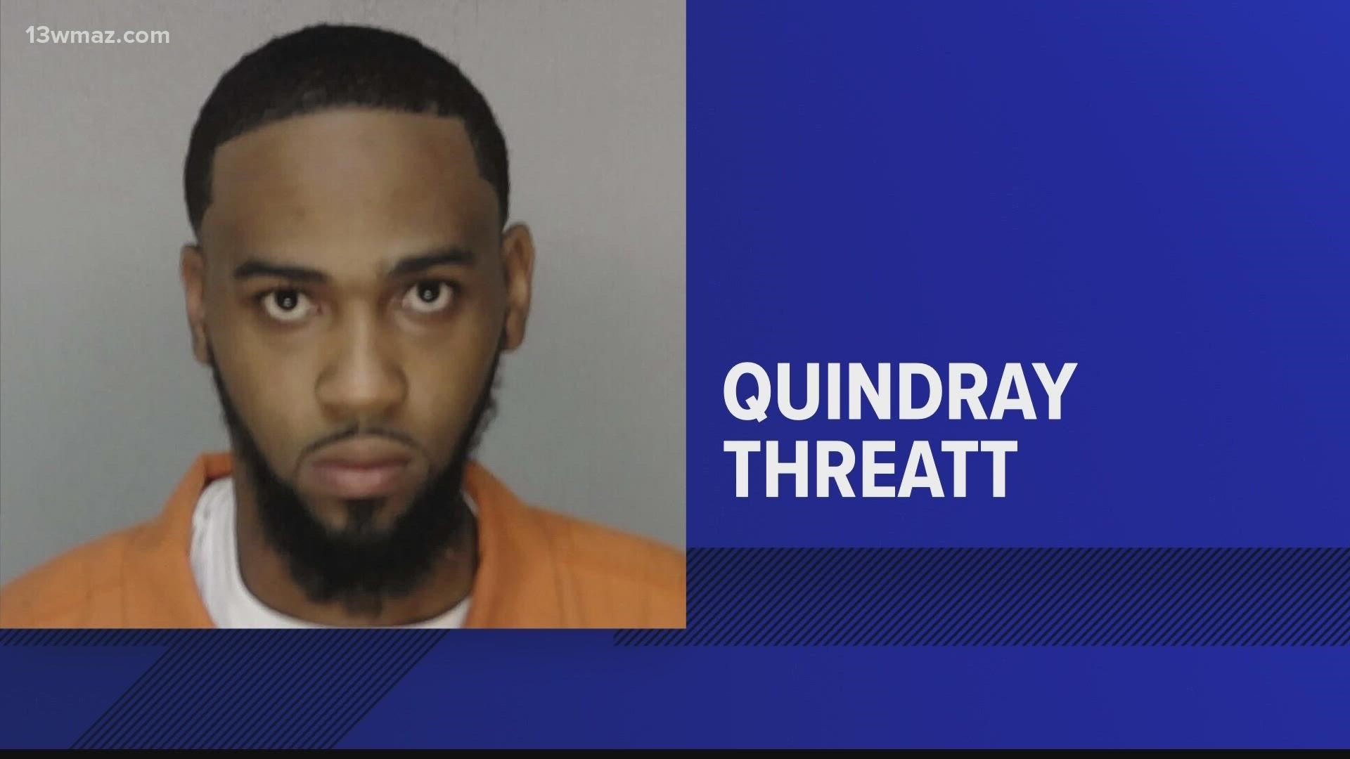 The judge noted Quindray Threatt poses no significant threat to commit a felony. Last time he bailed out, he was arrested for three separate felonies.