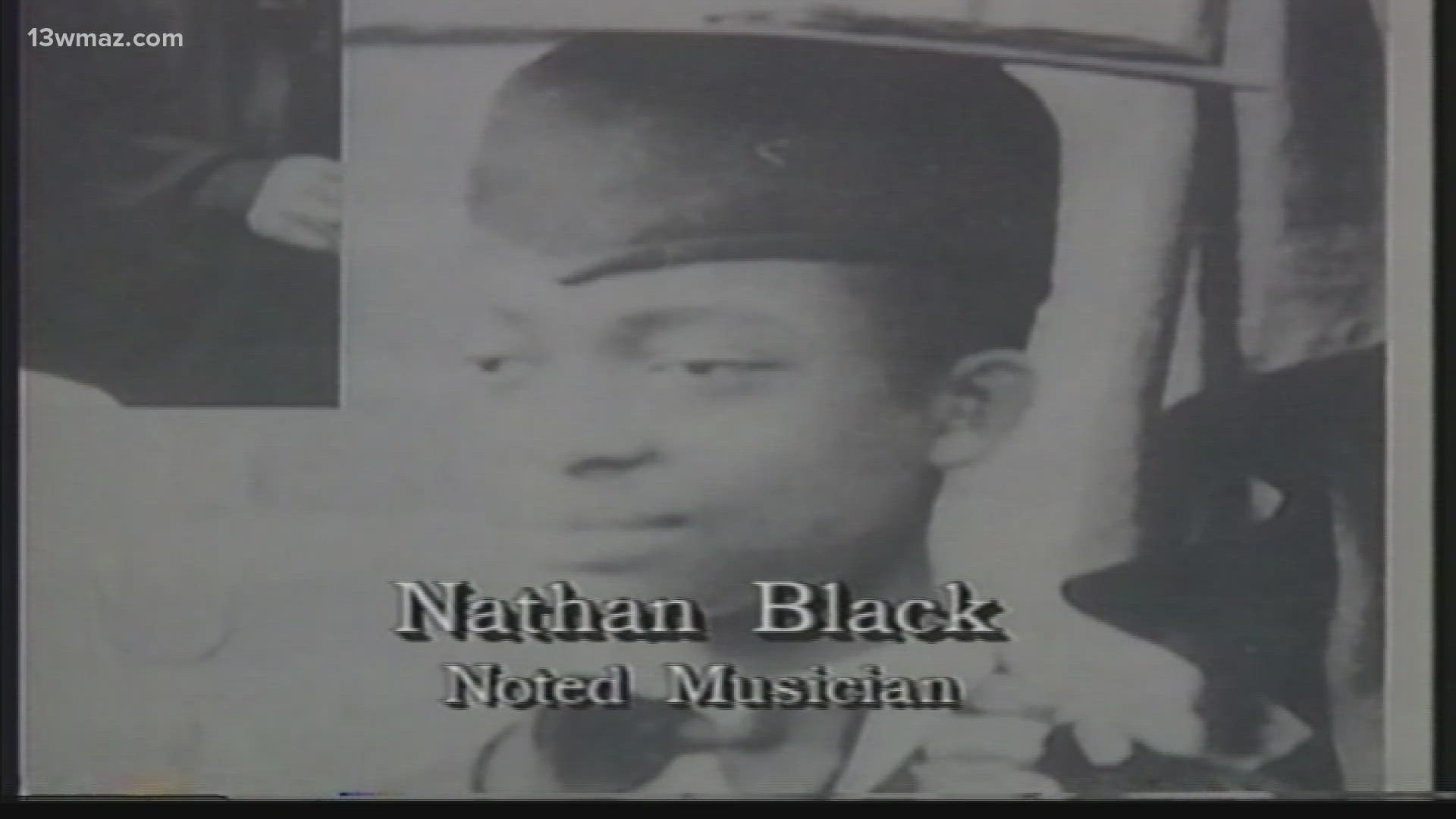 Professor Nathan Black was known as a great piano player and violinist who taught countless students around Macon.