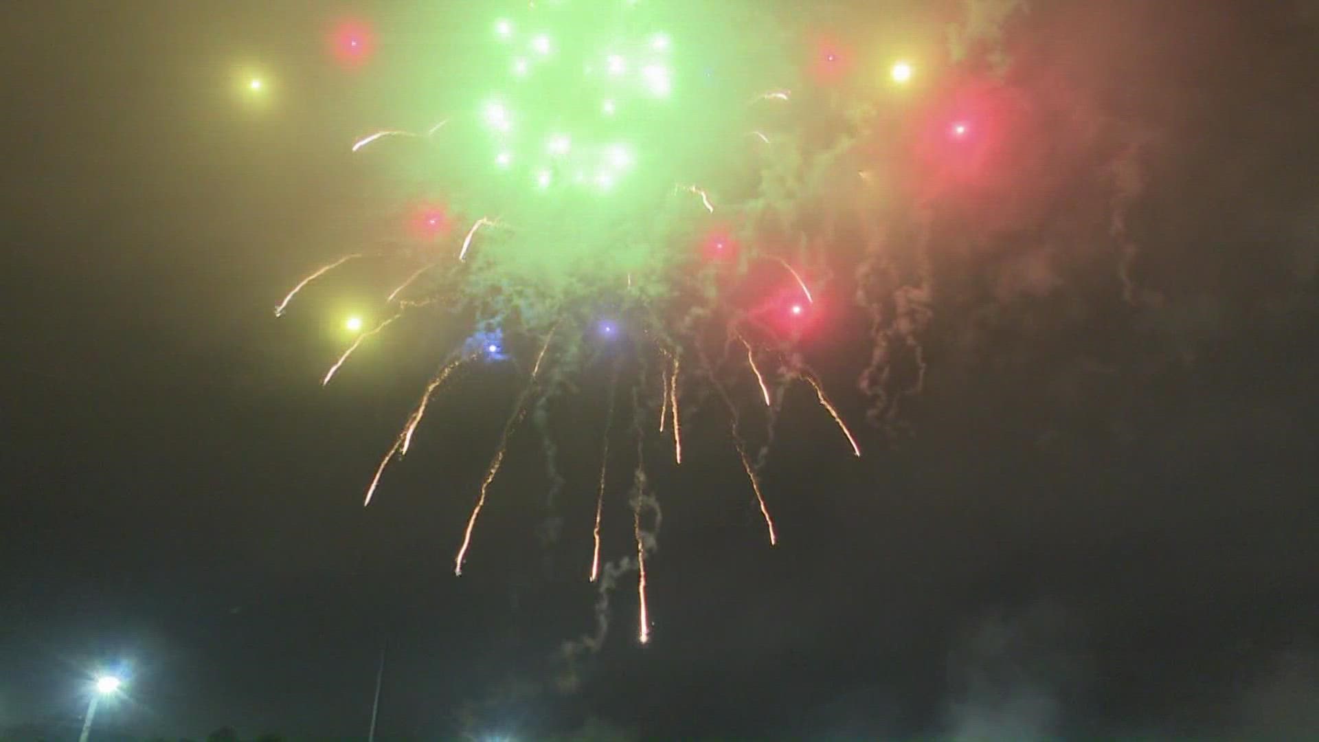 The 2021 Warner Robins Independence Day Celebration came to a close with a big fireworks show
