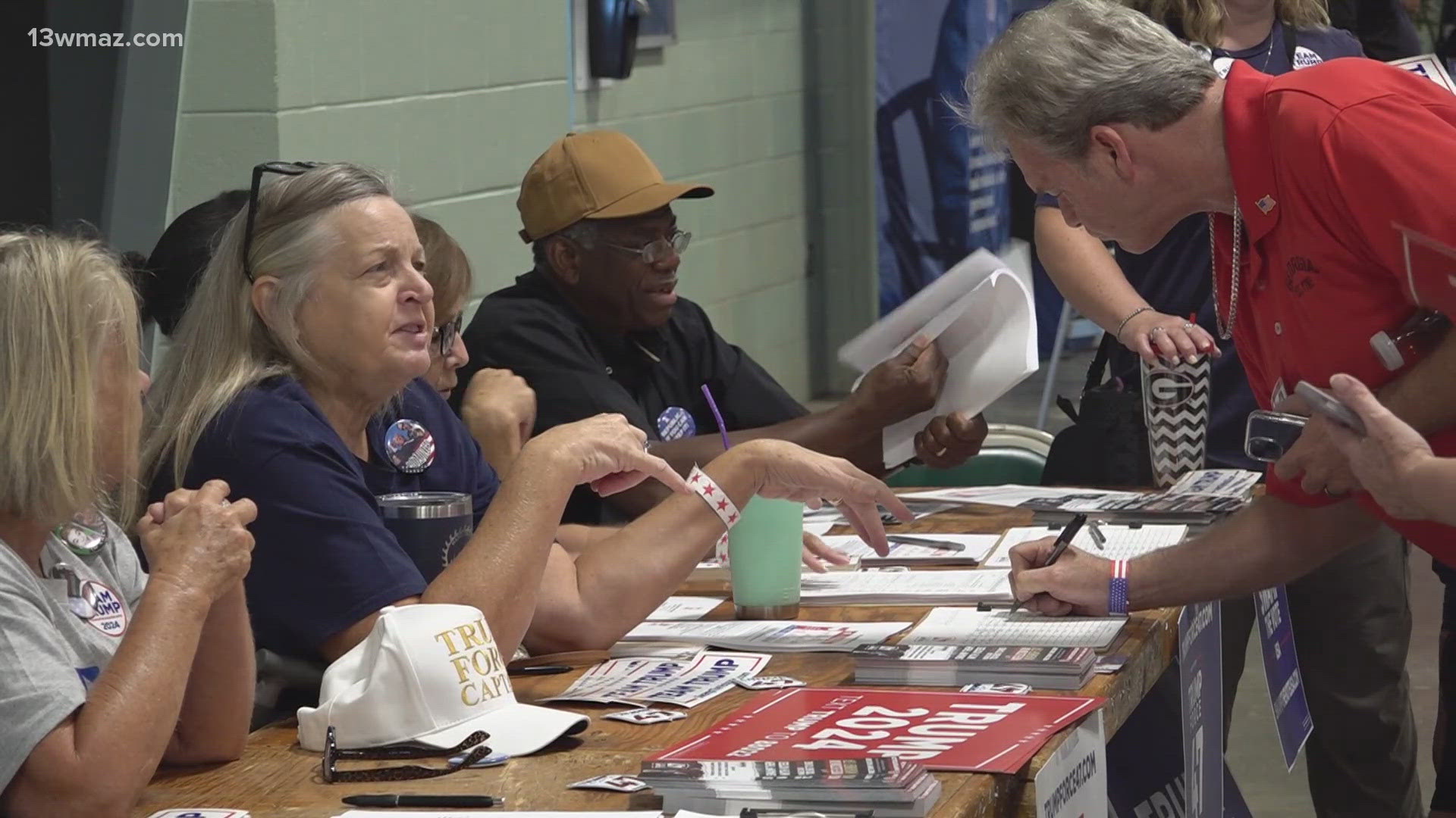 Hundreds of GOP supporters showed up, as Georgia leaders noted how it's crucial to keep high volunteer efforts on the ground.