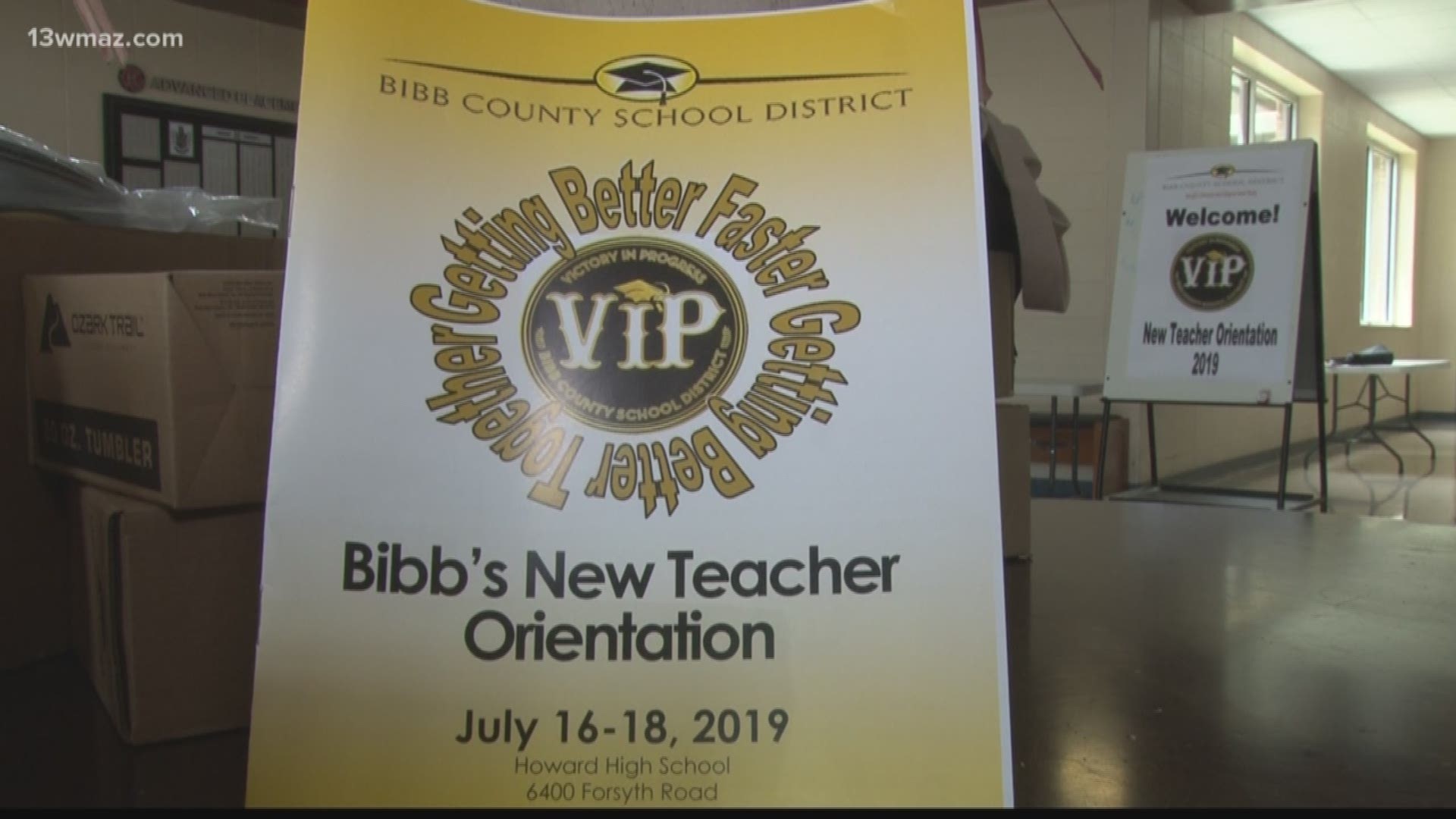 As students enjoy their last few weeks of summer break, Bibb County teachers are already getting ready for the first day of school.