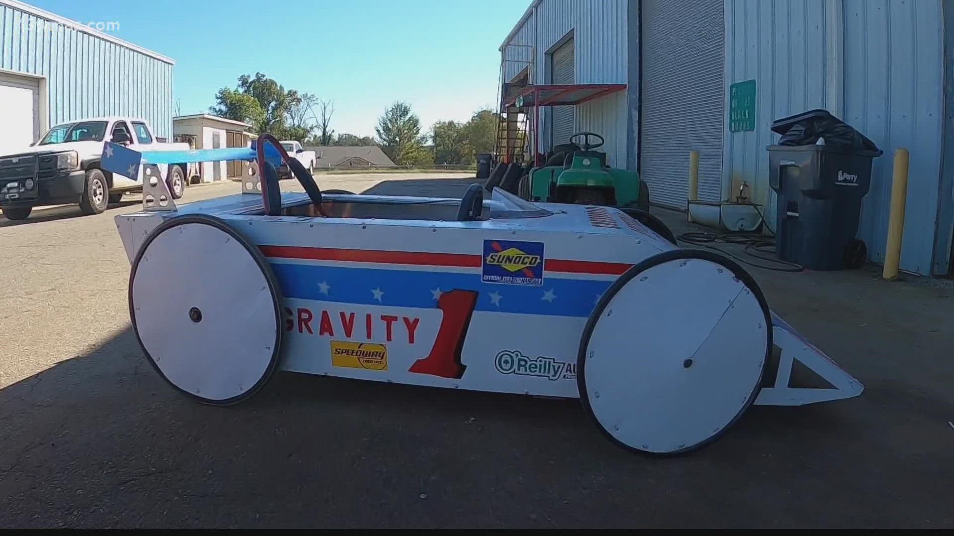 Derby car racing is back in Perry this weekend, and it kicks off at 10 a.m. Saturday on Washington Street.