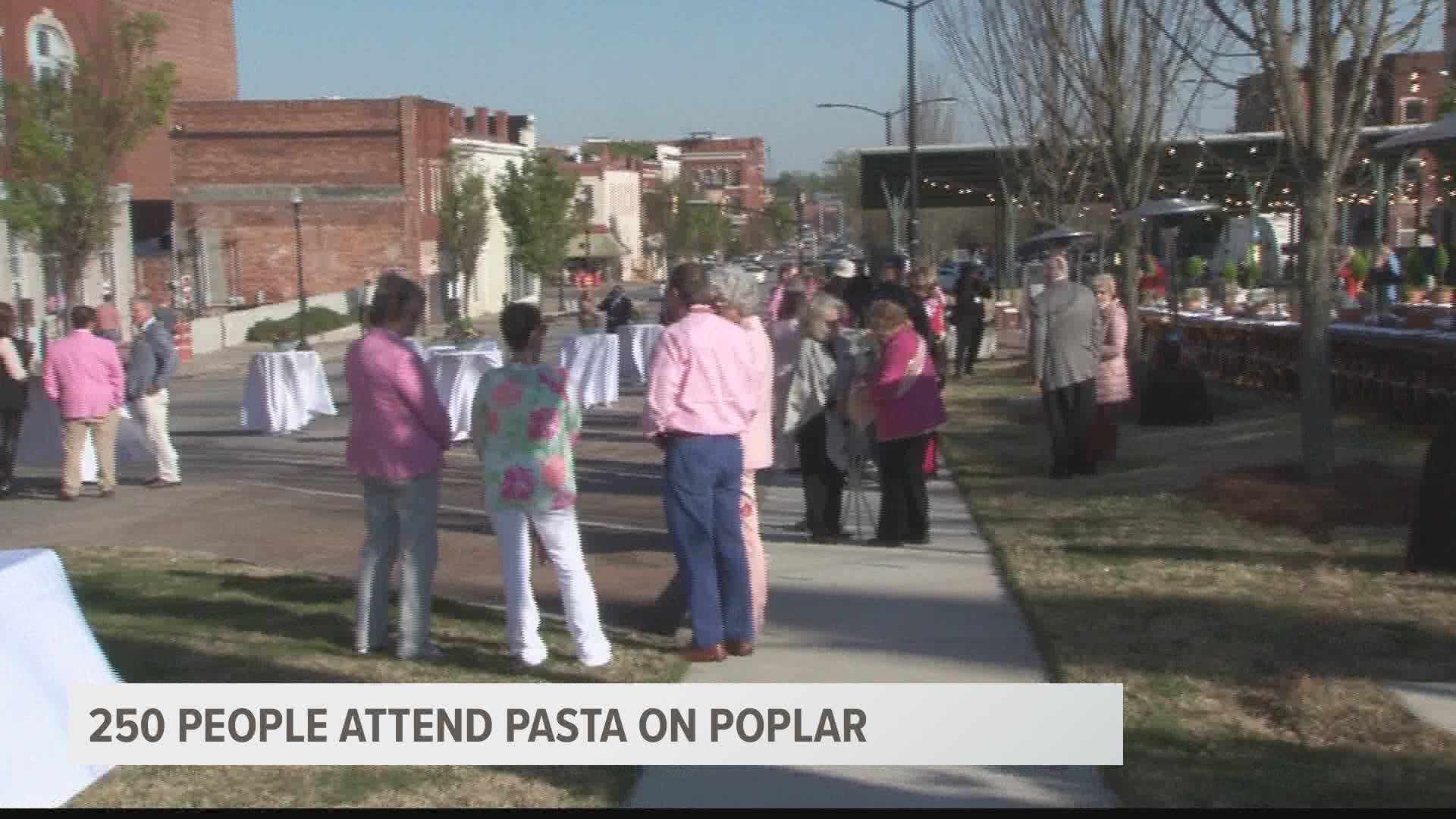 The Cherry Blossom Festival kicked off Friday by bringing a taste of Italy to downtown Macon.