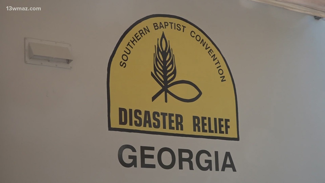 Sandersville giving help through the organization Baptist