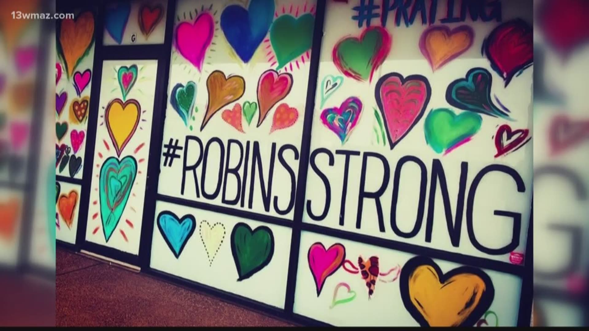 During this difficult time, one Warner Robins woman wanted to spread a positive message.