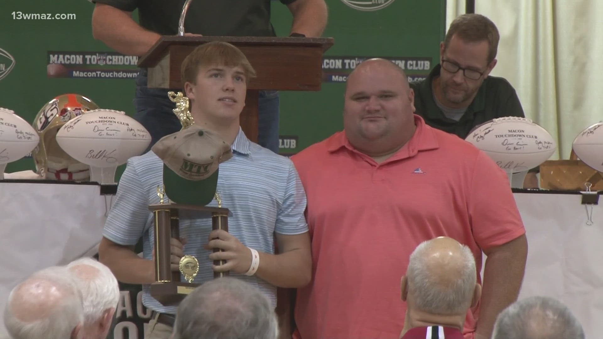 It's another Macon Touchdown Club meeting, and here are the players who were honored!