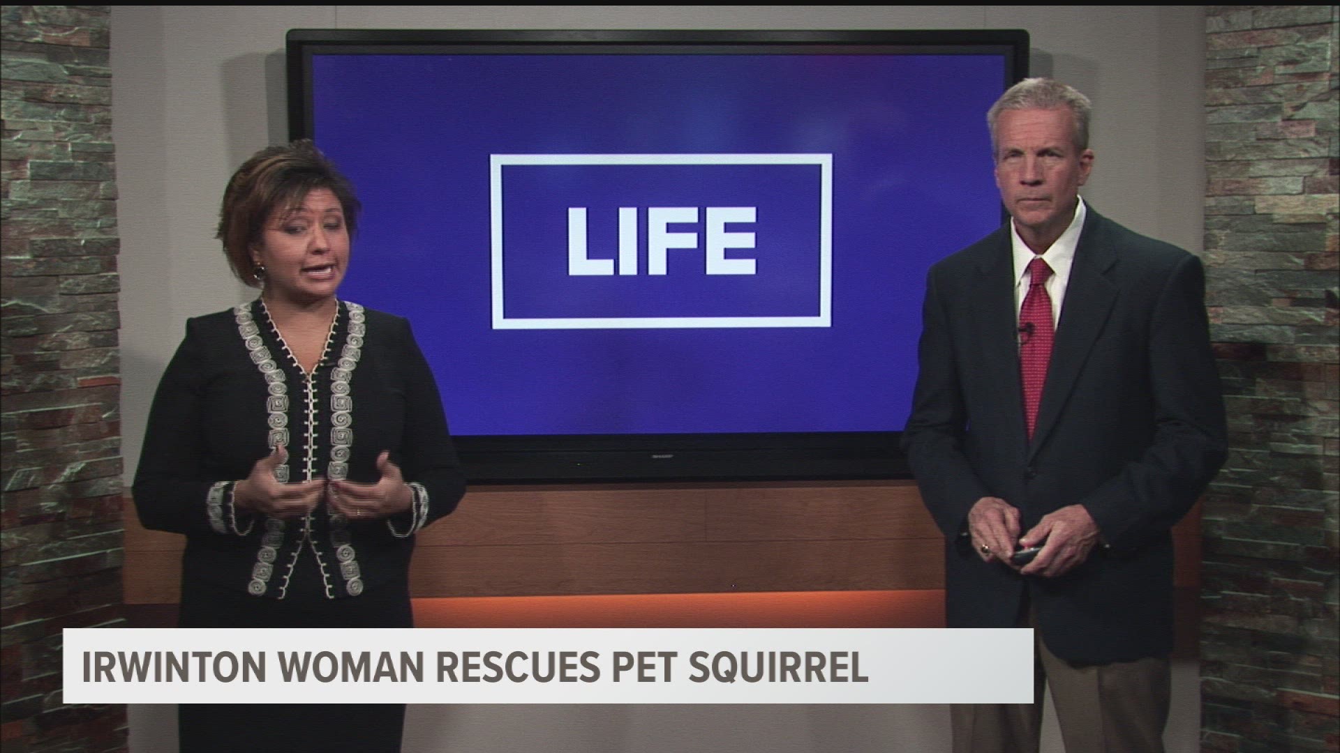Irwinton woman rescues ailing squirrel