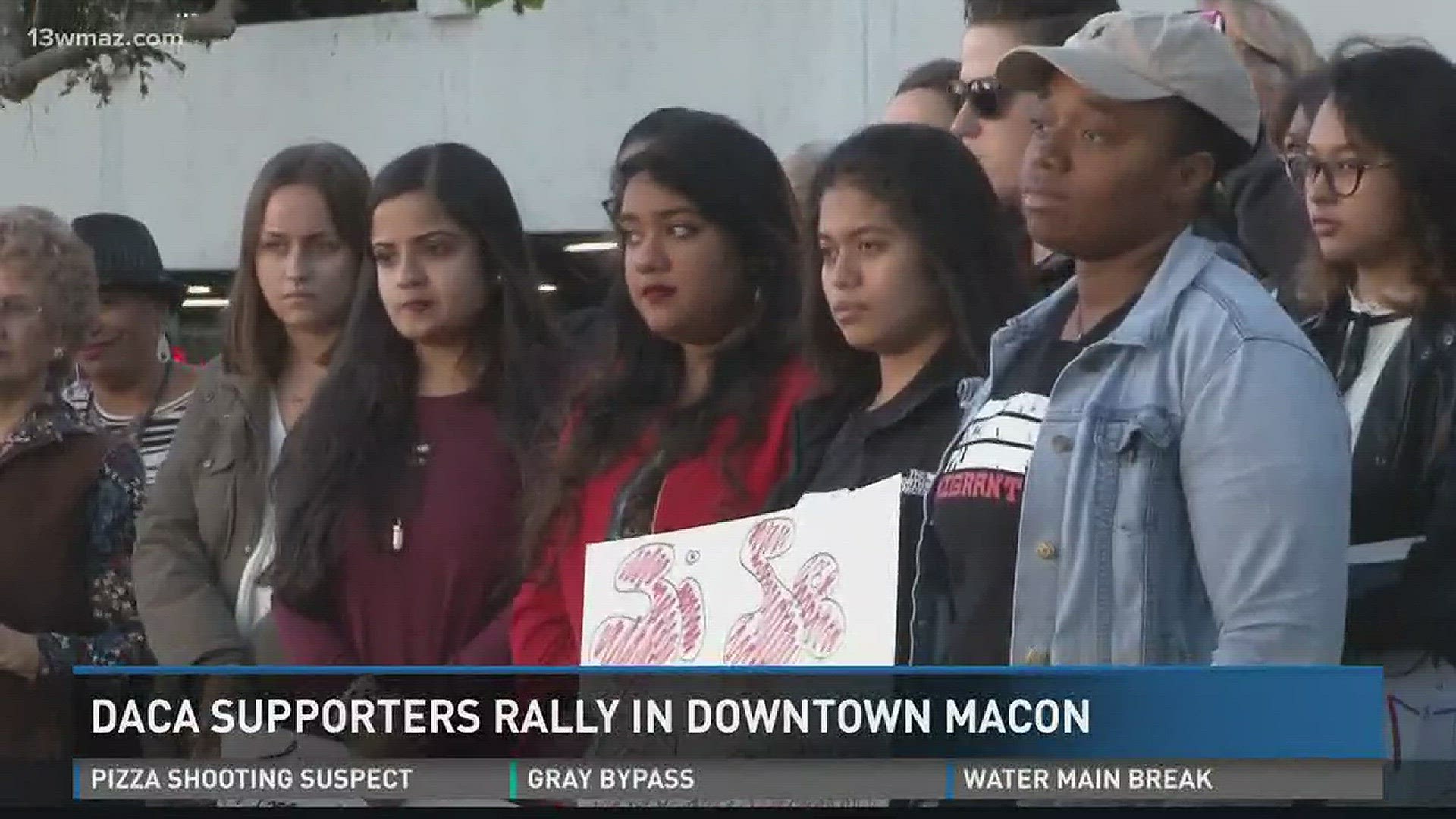 DACA supporters rally in downtown Macon