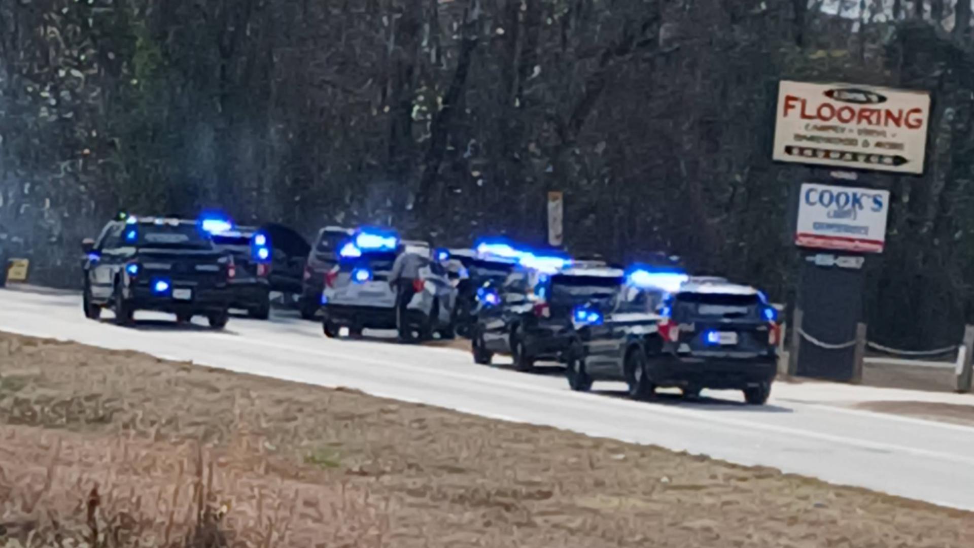 Suspect arrested after multi-county chase, Houston County Sheriff's ...