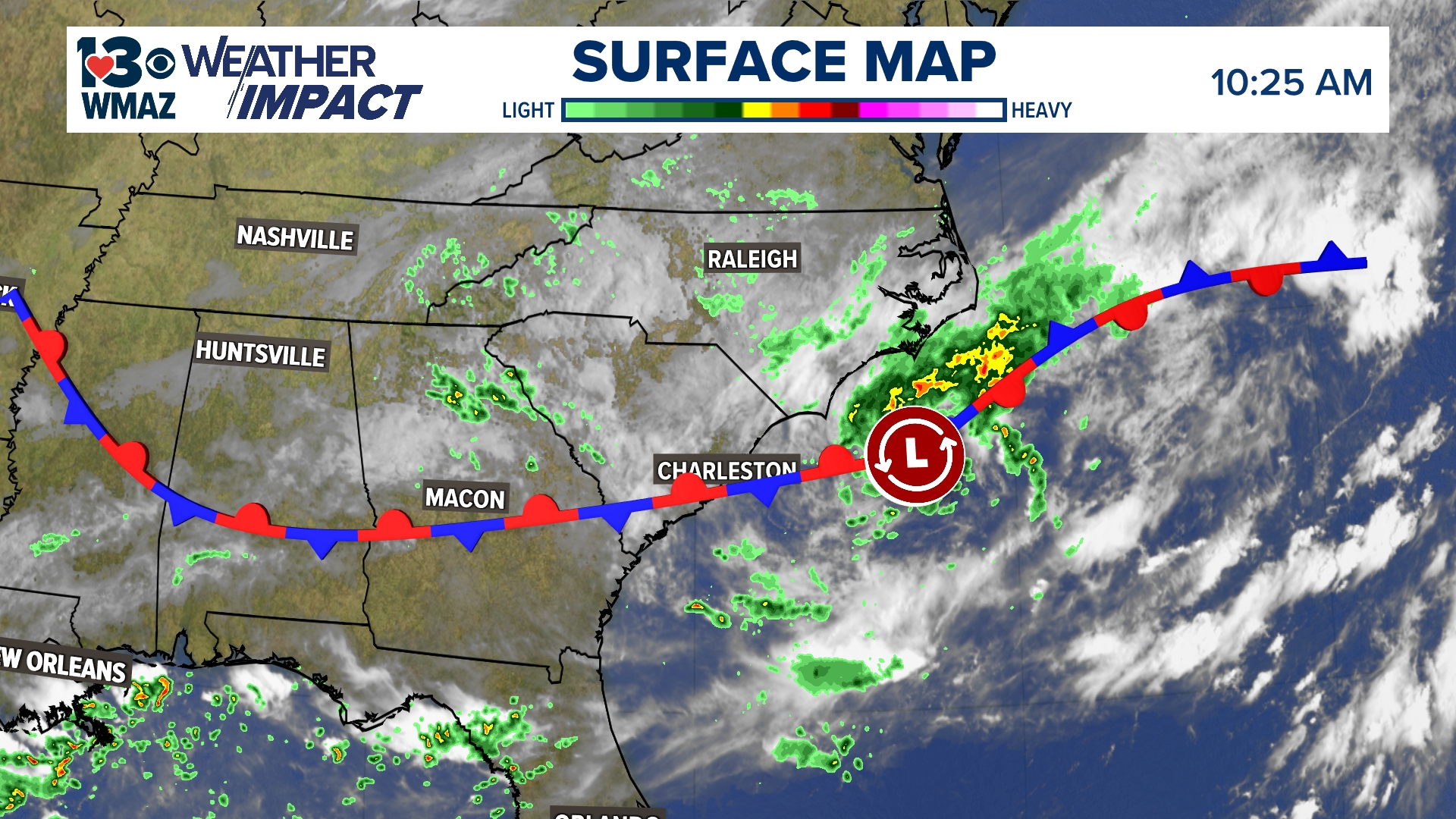 Possible tropical development being monitored off the southeastern U.S ...