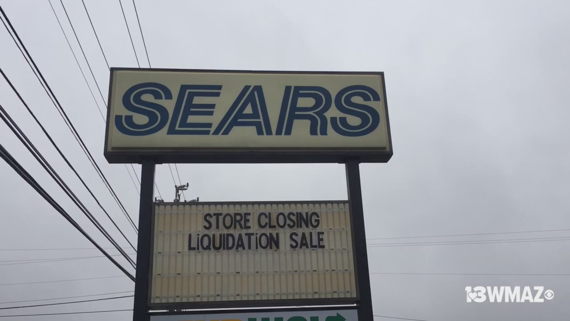 The Sears in Milledgeville will be closing soon and is having a liquidation sale