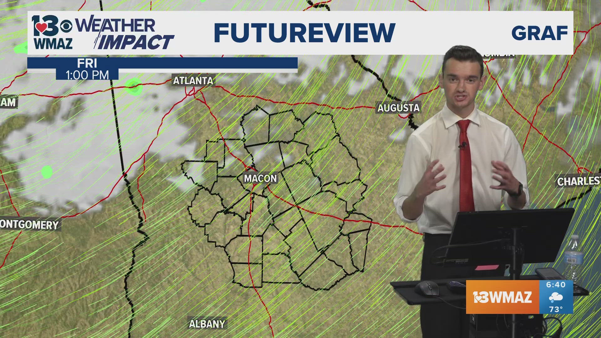 13WMAZ meteorologists Alex Pry and Ansley Parker discuss the afternoon forecast following Tropical Storm Helene. Will we see sunshine today?