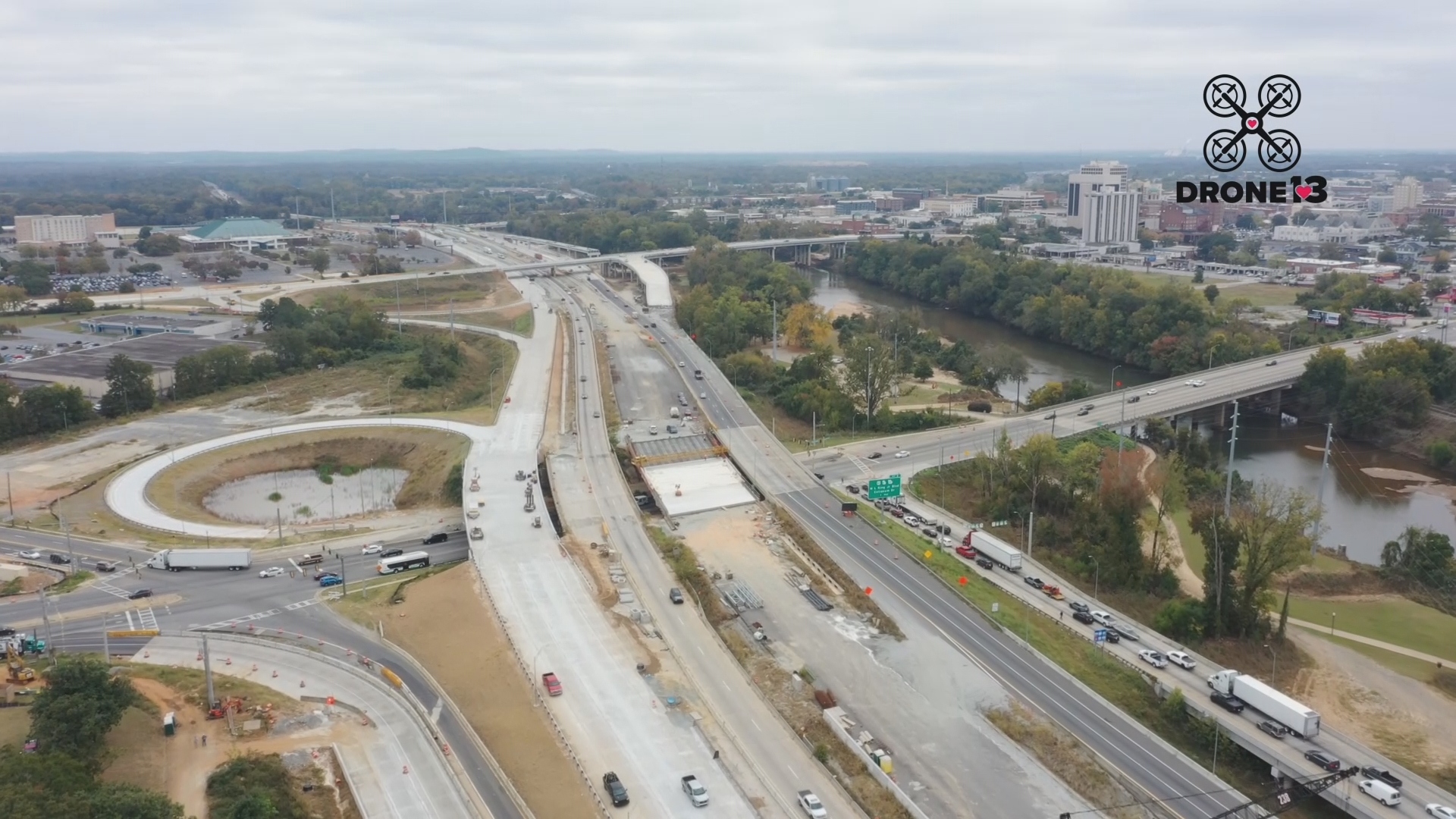 G-DOT officials say the construction is about 70% complete.