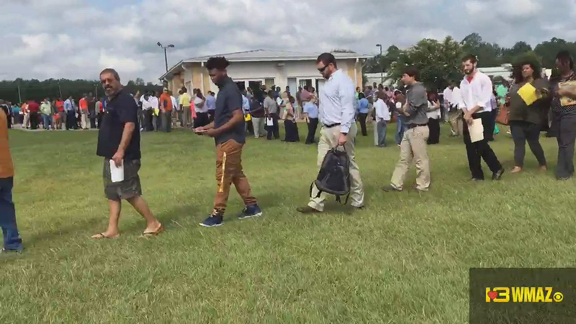 Thousand of people braved the heat Thursday packing the campus of Central Georgia Technical College in Warner Robins for the Robins AFB job fair. The base said they're looking to hire around 400 workers.
