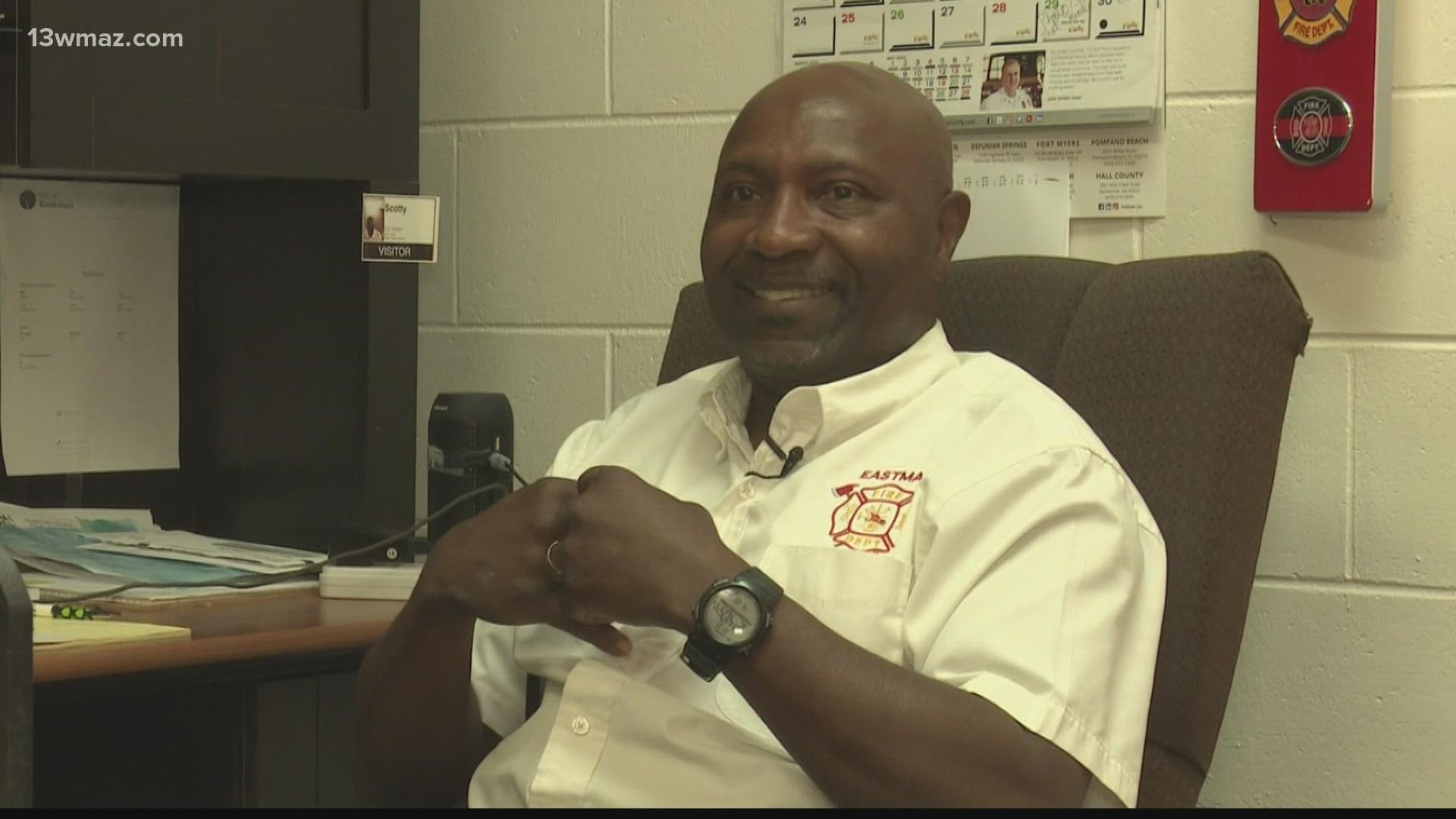 Scotty Whitten is coming up on his two-year anniversary as Eastman's first Black fire chief.