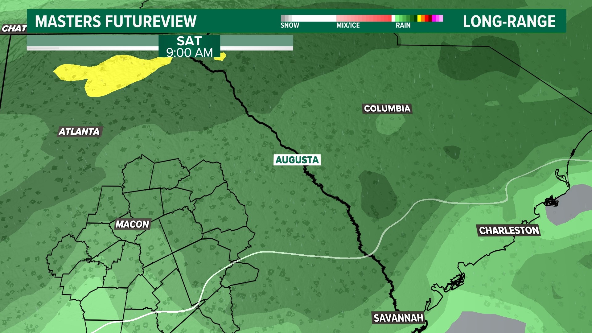 Weather forecast for the 2023 Masters is pretty wild | 13wmaz.com