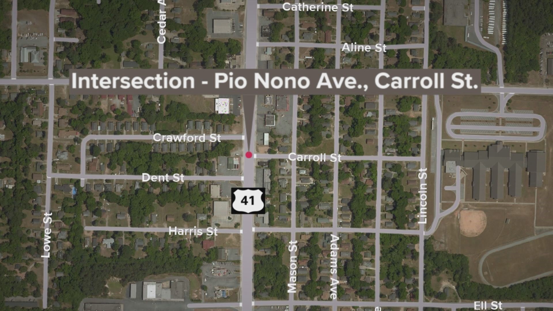 Deputies were called about a woman lying in the road at the intersection of Pio Nono Avenue and Carroll Street.