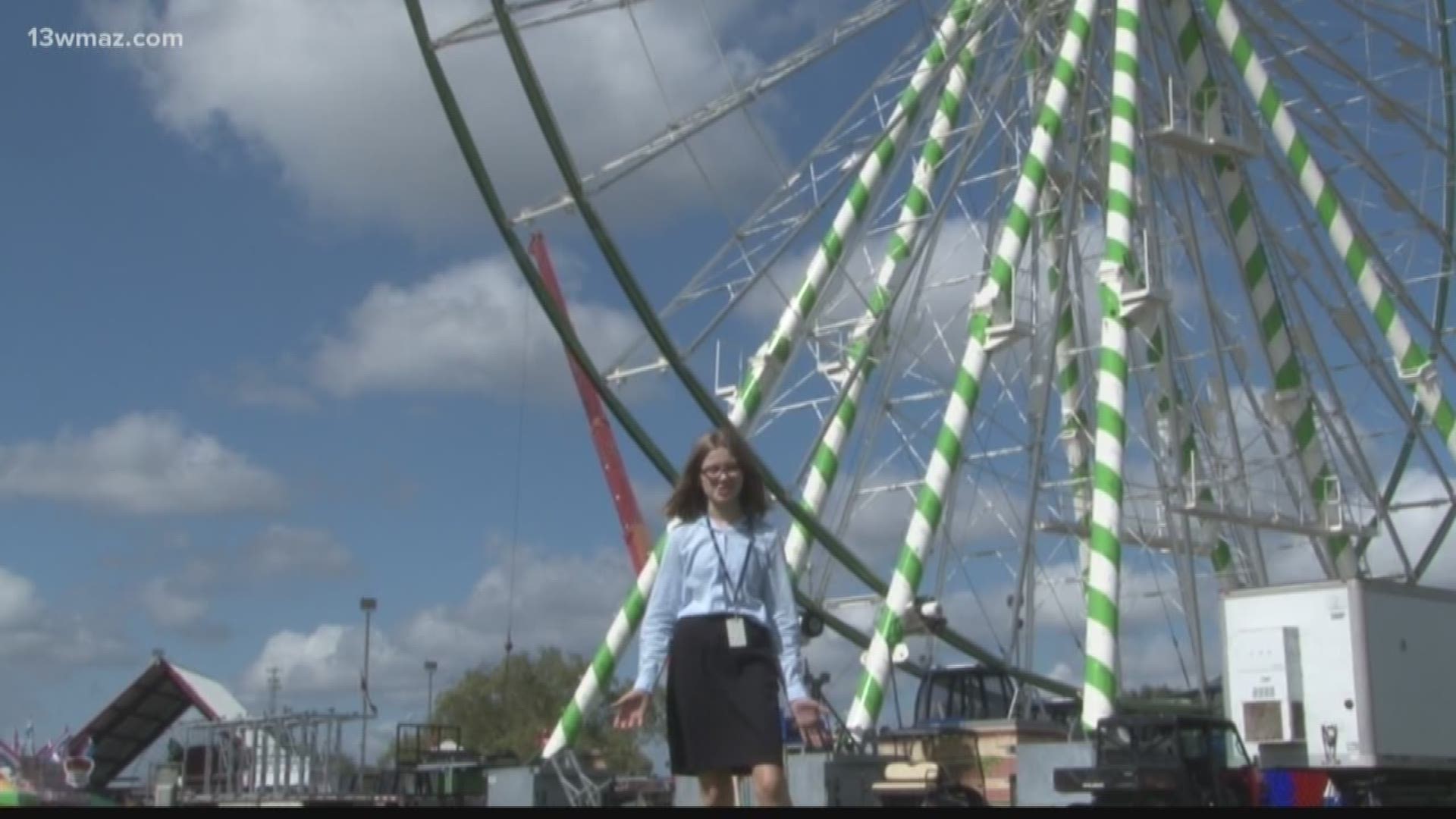 Crews set up for the Georgia National Fair