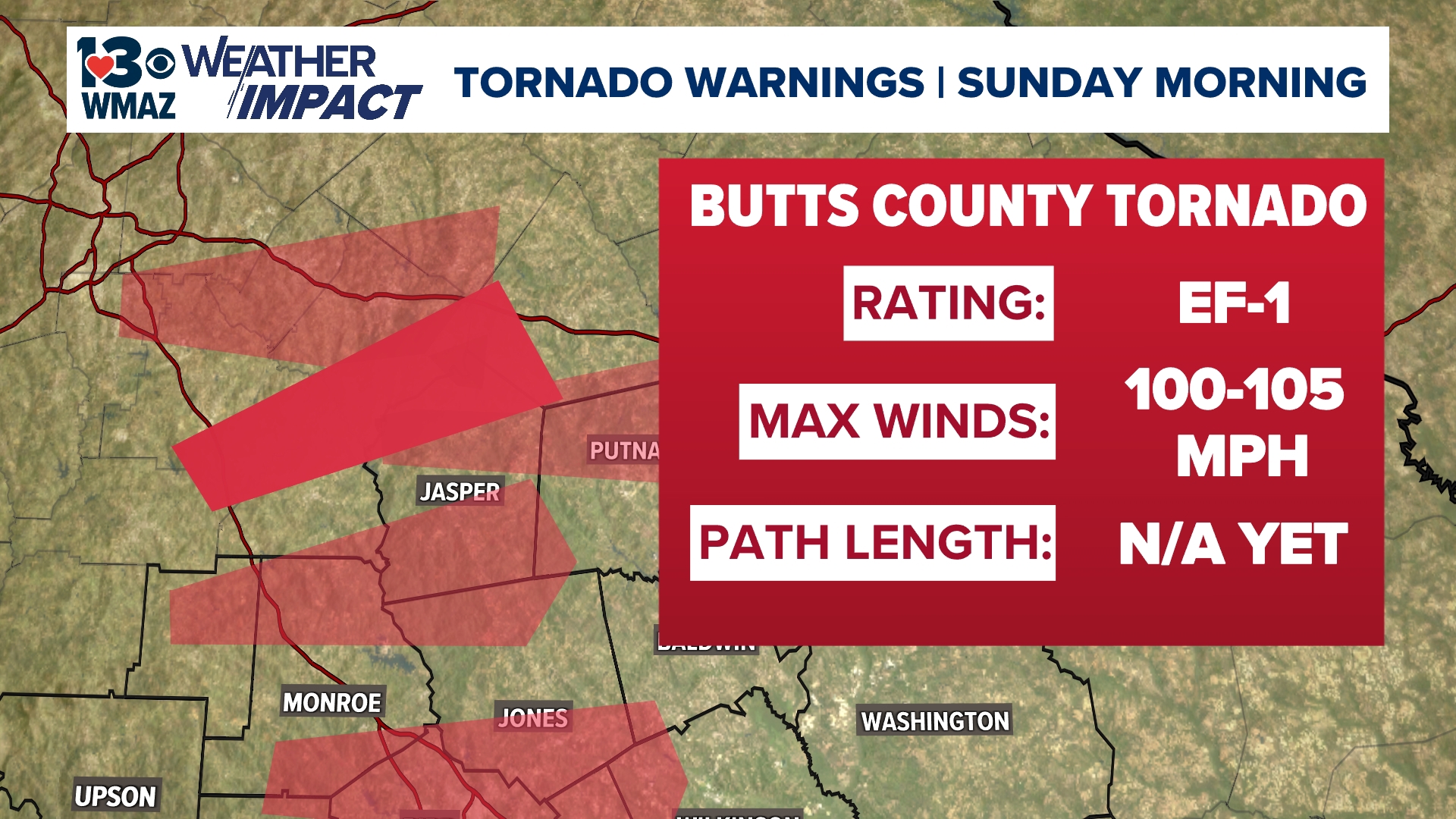 A look at warnings and confirmed tornadoes after storms in Central ...