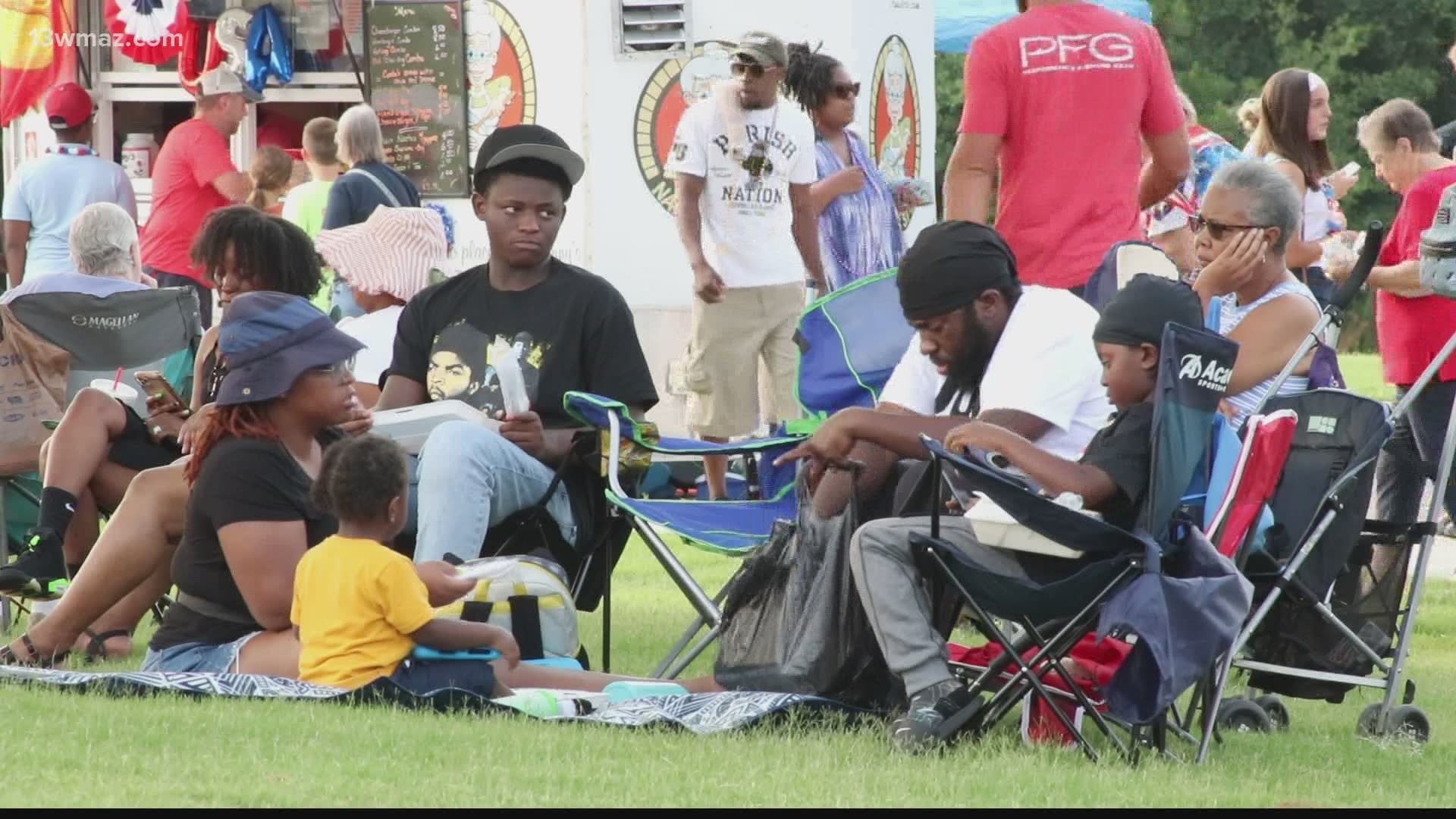 People in Macon, Centerville and Forsyth all gathered at different events with their families to celebrate the Fourth of July