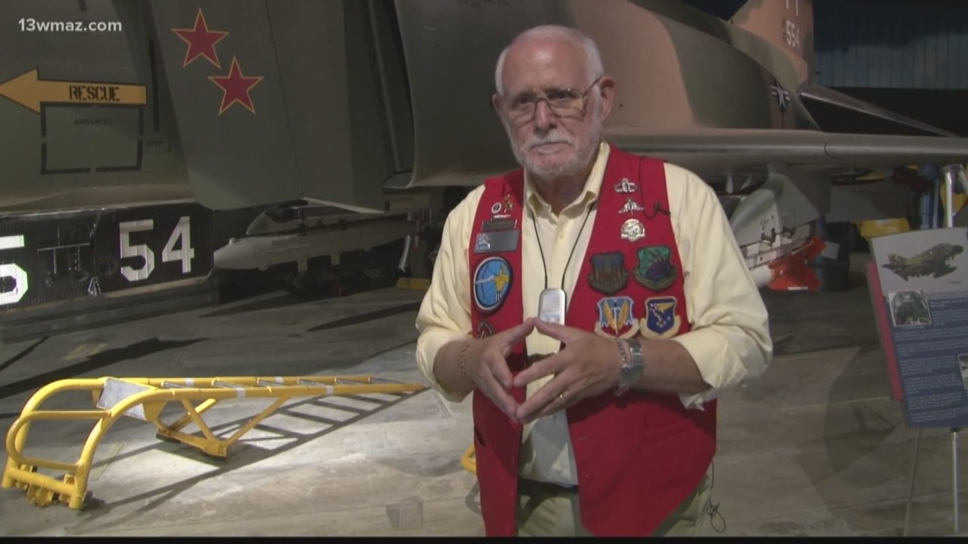 The Museum of Aviation relies on volunteers to keep the place running smoothly. One man has devoted over 1,000 hours helping keep history alive.