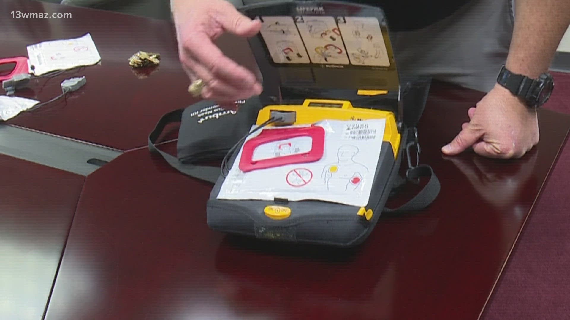 Bibb County schools were granted $195,000 and bought 72 new AED devices that staff can use in case of emergency.