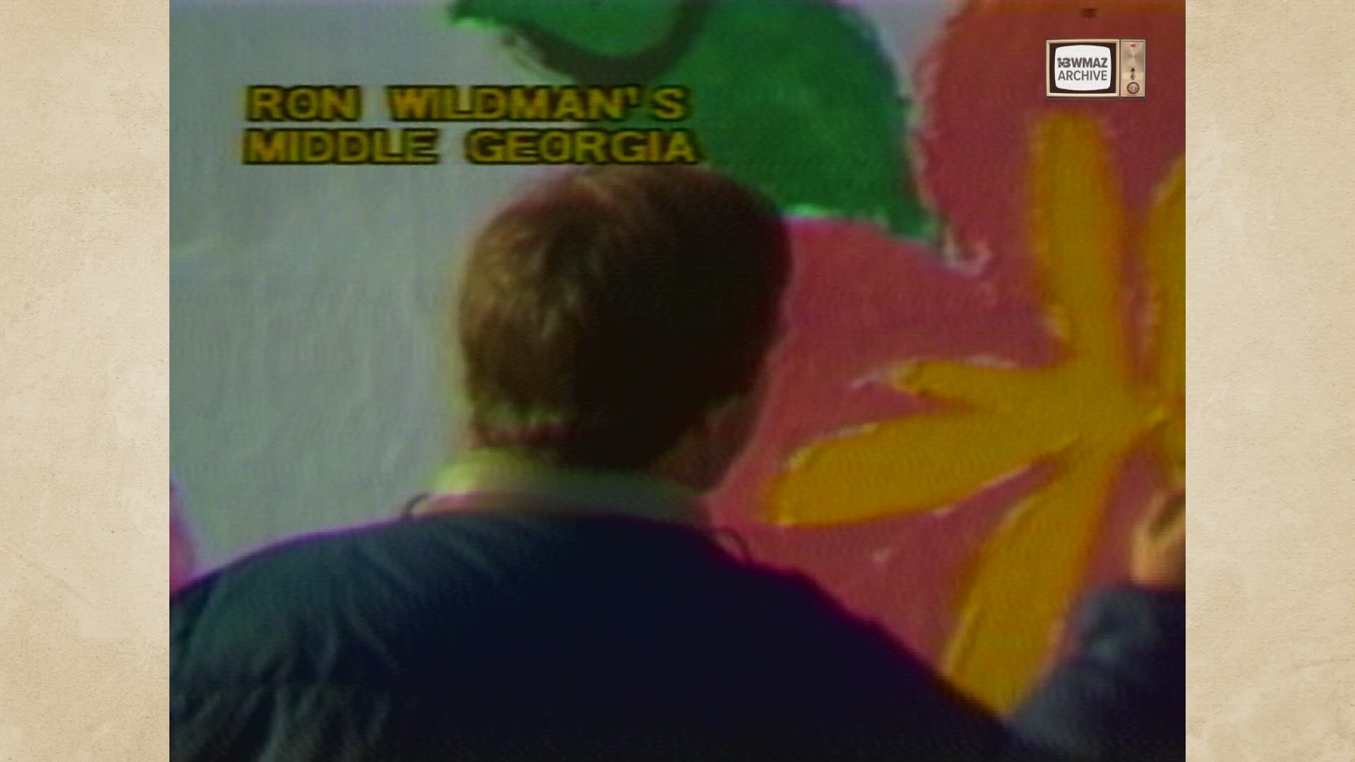 DJ Bill Elder paints billboard for Cherry Blossom Festival in 1983 ...