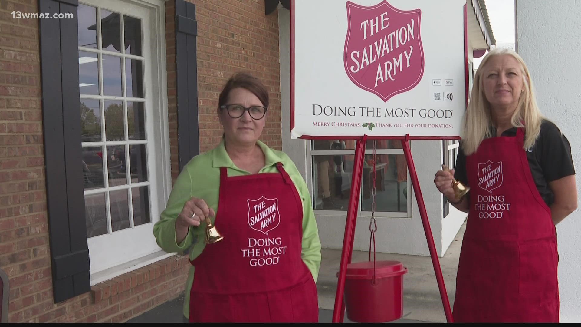 Dublin Salvation Army in need of bellringers to help families | 13wmaz.com