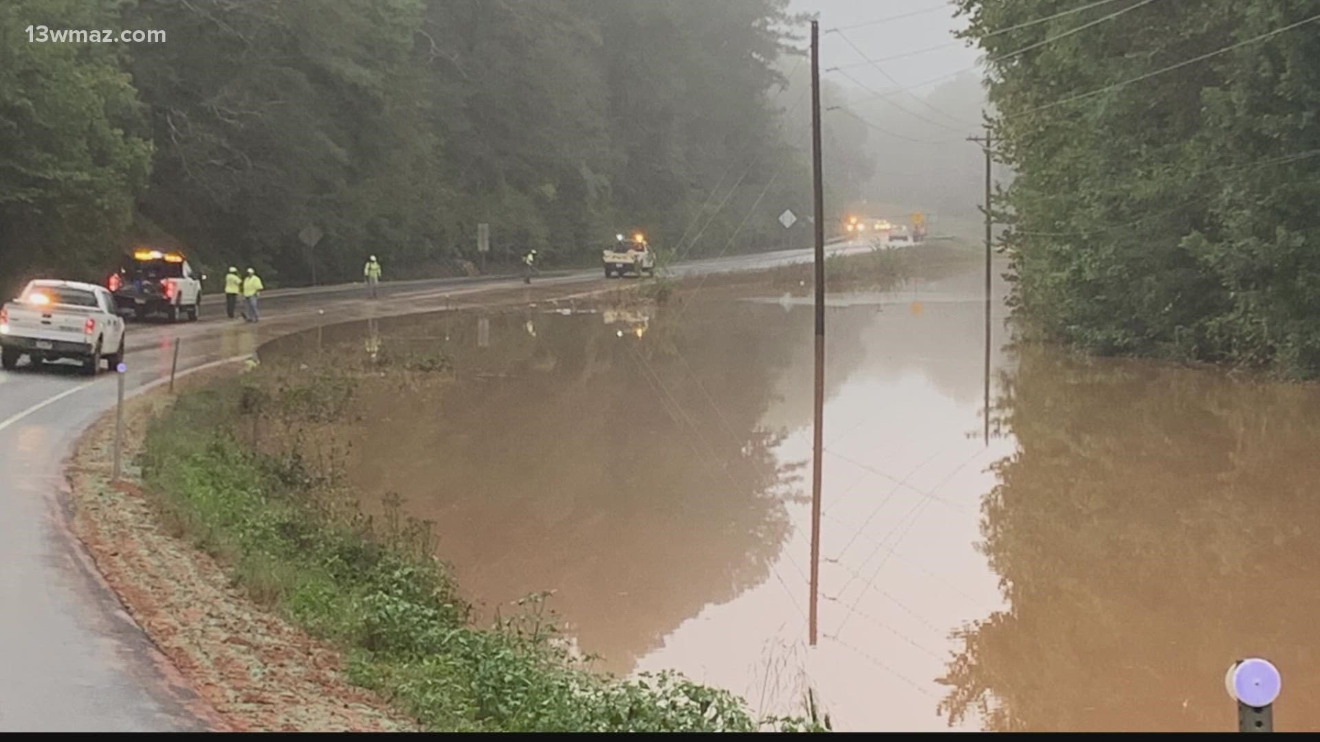 Thursday was supposed to be an in-person learning day for Jones County students, but flooding and damaged roads put a halt to that.