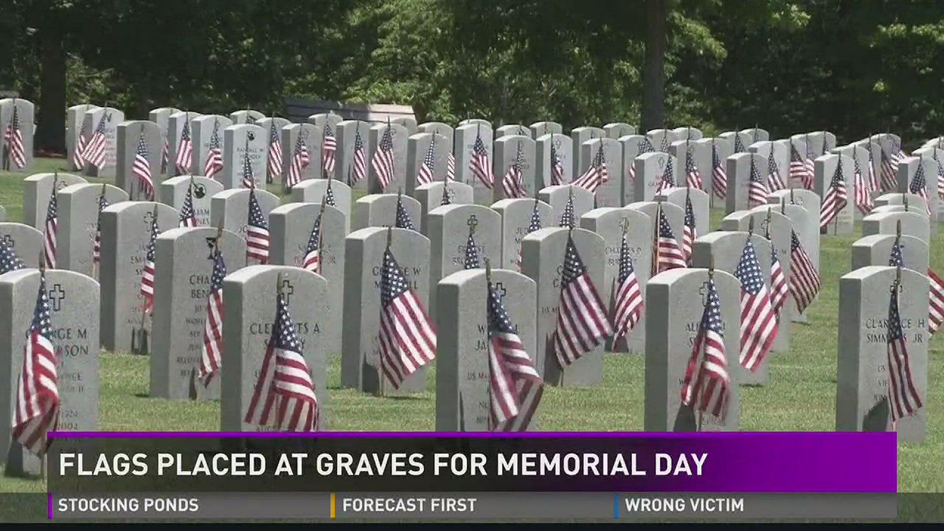 Veterans Memorial Cemetery prepares for Memorial Day | 13wmaz.com