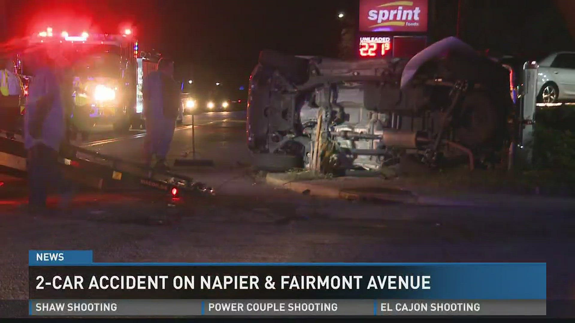Twocar accident on Napier and Fairmont Avenue in Macon